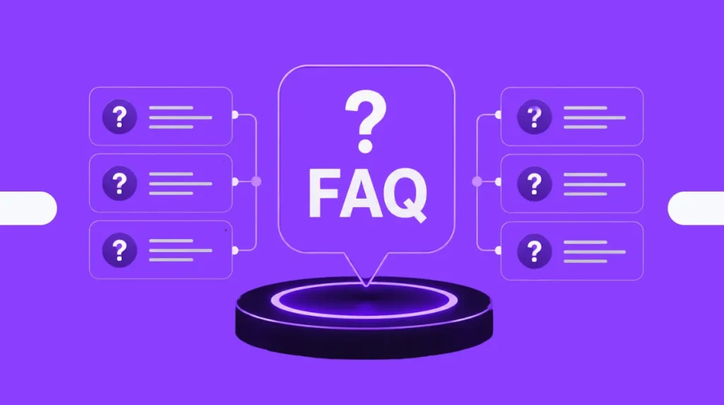 FAQ section