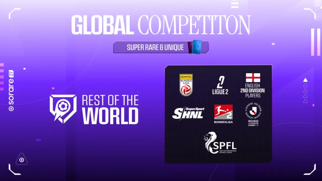 Rest of the World competitions for Super Rare & Rare