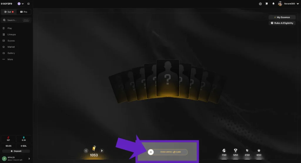 Inside the card crafting machine
