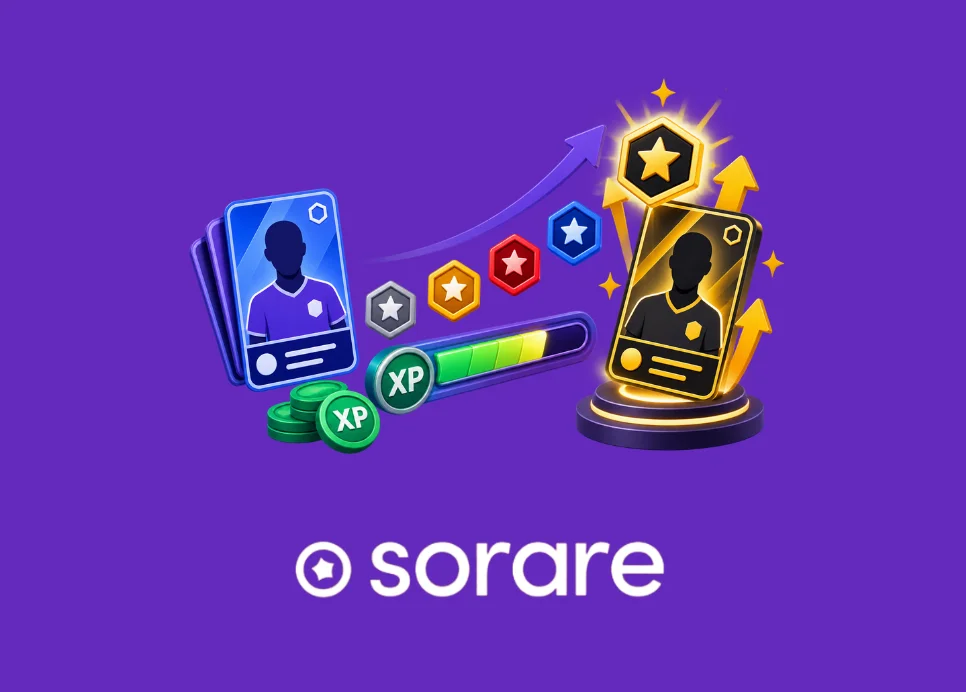 Sorare card levels - featured image
