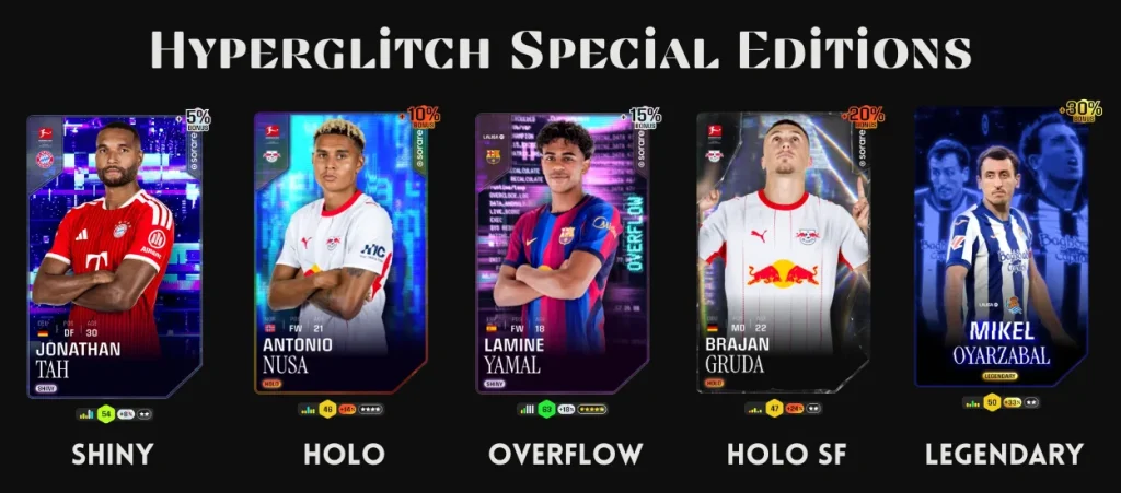 Special Edition cards during Hyperglitch